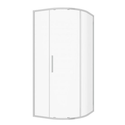 Novoterm SOLID RPS CHR SOLO sprchový kút bez vaničky 80 x 80 x 195 cm, sklo číre