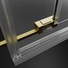 Radaway IDEA 6 BRUSHED LIGHT GOLD DWJ sprchové dvere 110 x 205 cm, sklo číre 387015-98-01L