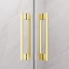 Radaway IDEA 6 BRUSHED LIGHT GOLD DWJ sprchové dvere 110 x 205 cm, sklo číre 387015-98-01L