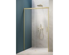 Radaway IDEA 6 BRUSHED LIGHT GOLD DWJ sprchové dvere 110 x 205 cm, sklo číre 387015-98-01L