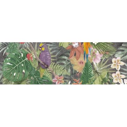 Ceramika Bianca Jungle 2 dekor lesklý, rektifikovaný 30 x 90 cm