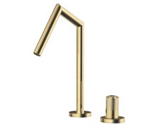 VALVEX AVOLA 2-otvorová umývadlová batéria – brushed gold, kód 2417670