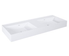Elita Level DUO nástenné umývadlo Solid Surface 120,5x45,5 cm White Matt RE041461205290