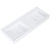Elita Level DUO nástenné umývadlo Solid Surface 120,5x45,5 cm White Matt RE041461205290