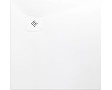 Deante SILIA štvorcová sprchová vanička 80 x 80 x 3,5 cm biela KSKA00808B