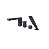 Besco MODERN / VARIUM 4-otvorová vaňová batéria čierna matná BW-MV4-CZ