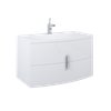 Elita ROUND skrinka pod umývadlo 100 cm biela 122949