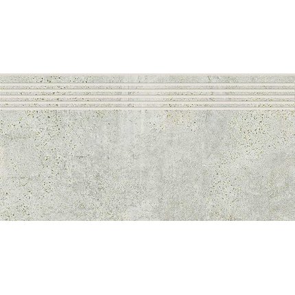 Opoczno Grand Stone Newstone Light Grey rektifikovaná schodnica matná 29,8 x 59,8 cm