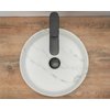 Rea SAMI MARBLE MAT keramické umývadlo na dosku 36 cm U8703