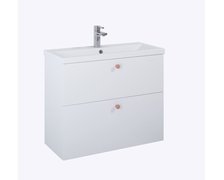Elita SET KIDO skrinka pod umývadlo 80 cm 2S biela matná, s umývadlom 168093/2x168296