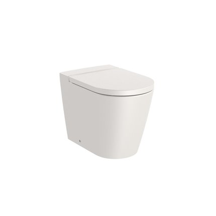 Roca INSPIRA Round WC misa stojatá RimFree 56 x 37 cm, béžová A347526650