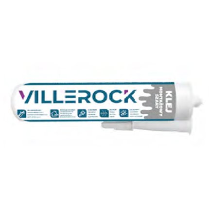 Villerock vysokopevnostné lepidlo a tmel na báze hybridného polyméru 290 ml sivé