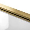 Rea ATLAS GOLD BRUSH sprchový kút 90 x 90 x 200 cm, sklo číre, pravý K4671 + K4336