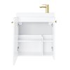 Kúpeľňová skrinka Nook set s umývadlom 55 cm biela matná 010-SU55-01+TR41366