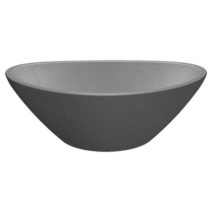 Kuchinox VELA granitové umývadlo na dosku bez otvoru pre batériu 36 cm, sivé VGV1510T