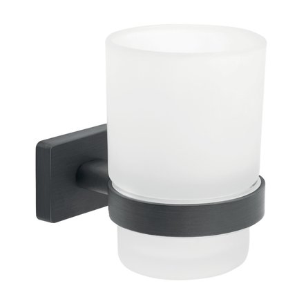 NOVASERVIS GRETA držiak zubných kefiek gun metal AGR03GM