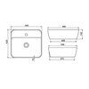 New Trendy VERDE skrinka pod umývadlo 90 x 48,5 cm antracit,biela lesklá ML-SB190-1,ML-SZ090
