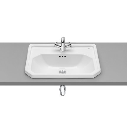 Roca Carmen keramické umývadlo zápustné 60 x 45 cm, biele  A3270A5000