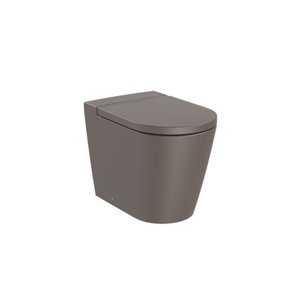 Roca INSPIRA Round WC misa stojatá RimFree 56 x 37 cm, café A347526660