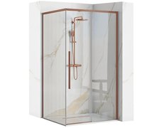 Rea SOLAR BRÚSENÁ MEĎ sprchový kút 120 x 90 x 195 cm K9514