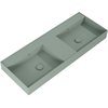 Elita Level DUO nástenné umývadlo Solid Surface 120,5x45,5 cm Sage Matt RE041461201470