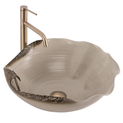 Rea HM-22 Handmade ART keramické umývadlo na dosku 49 x 44 cm U6326