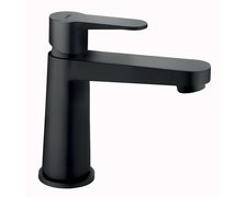 Novaservis FERRO NOSTRIS umývadlová vodovodná batéria s výpusťou, čierna BNS2BL