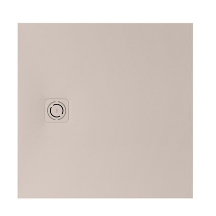 Roca MAGMA STONEX štvorcová kompozitná sprchová vanička 90 x 90 cm, bež APE0138438403650