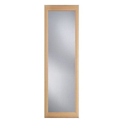 Zrkadlo v ráme MDF 30x120 cm, buk