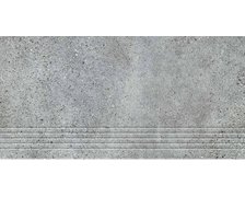 Domino OTIS grey schodnica rektifikovaná matná 29,8 x 59,8 cm