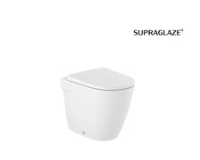 Roca ONA WC misa stojatá 36 x 53 cm RimFree, biela SUPRAGLAZE® A347687S00
