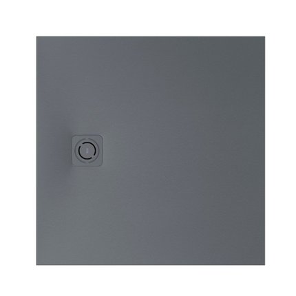 Roca MAGMA STONEX štvorcová kompozitná sprchová vanička 90 x 90 cm, sivá APE0138438403200