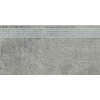 Opoczno Grand Stone Newstone Grey rektifikovaná schodnica matná 29,8 x 59,8 cm