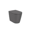 Roca INSPIRA Round WC misa stojatá RimFree 56 x 37 cm, onyx A347526640