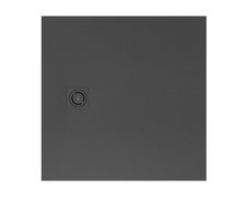 Roca MAGMA STONEX štvorcová kompozitná sprchová vanička 90 x 90 cm, onyx APE0138438403640
