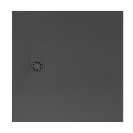 Roca MAGMA STONEX štvorcová kompozitná sprchová vanička 90 x 90 cm, onyx APE0138438403640