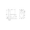 Aquaform SOLLER STORM WC kombi misa Rimfree 82 x 62 x 39 cm so sedátom