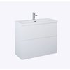 SET KIDO skrinka pod umývadlo 80 cm 2S biela matná, s umývadlom 168093/2x168291