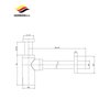 Novoterm keramické umývadlo pultové biele 57,5 x 36,5 cm KR 570