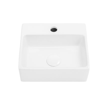 Uptrend – Umývadlo na stenu alebo dosku Medusa S 33,5 × 29 cm biele lesklé TR4549