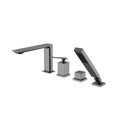 Besco ASPIRA 4-otvorová vaňová batéria grafit BW-A4-GR