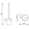 NOVASERVIS TITANIA NATY WC kefa chróm / sklo 66633,0