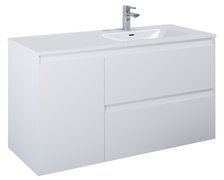 Elita SPLIT skrinka pod umývadlo 120 cm 2S + kôš, biela matná 168168