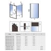 Rea RAPID SLIDE CHROM sprchový kút 110 x 80 x 195 cm sklo číre K5601-K5608