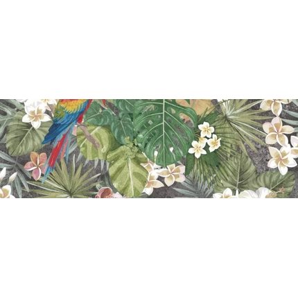 Ceramika Bianca Jungle 5 dekor lesklý, rektifikovaný 30 x 90 cm