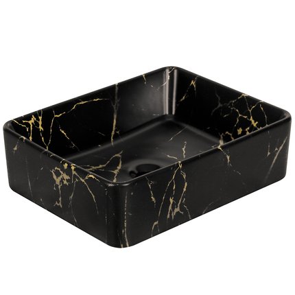 Novoterm keramické umývadlo na dosku 48 x 37 cm KR-182 Marble