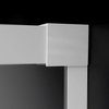 Radaway IDEA White KDJ štvorcový sprchový kút 100 x 100 x 205 cm 387040-04-01R+387052-04-01L