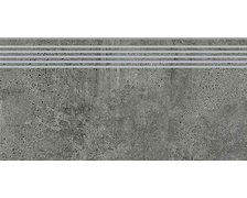 Opoczno Grand Stone Newstone Graphite rektifikovaná schodnica matná 29,8 x 59,8 cm