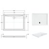 BESCO DUO SLIDE BLACK obdĺžnikový sprchový kút 100 x 80 x 195 cm sklo číre, profil čierny