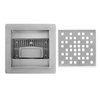 Rea DOTS nerezový sprchový žľab 12 x 12 cm, brúsený nikel G6202